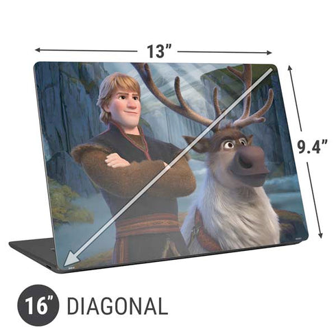 Disney Frozen II Kristoff and Sven Universal Laptop 16in (13 x 9.4in) Skin